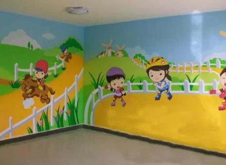 仪征幼儿园墙体彩绘制作流程及注意事项
