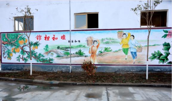 仪征乡镇文化墙 乡风文明焕发新活力