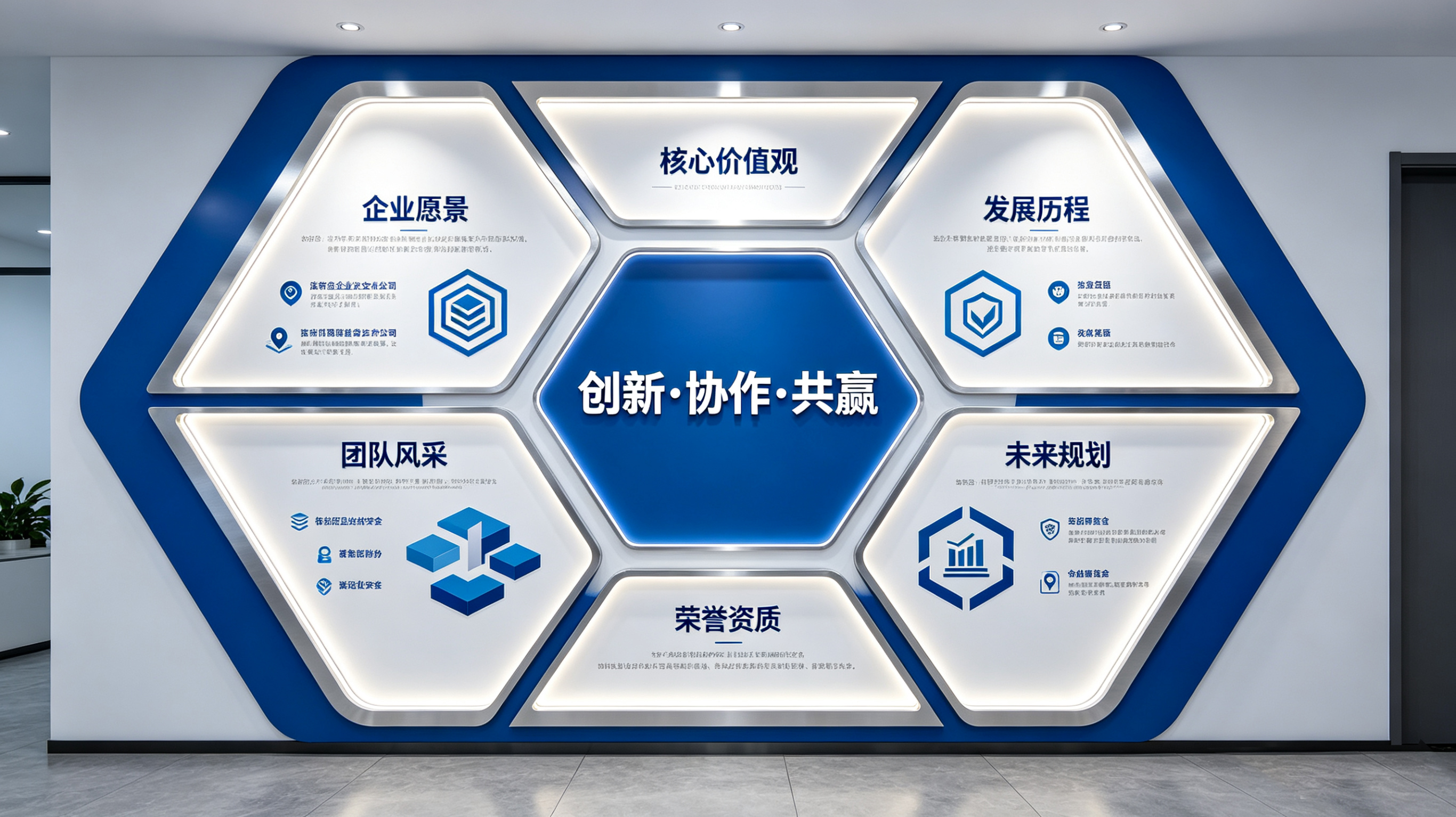 仪征企业文化墙六边形避坑指南（新手常犯5个错误）